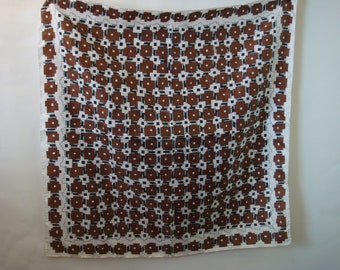 Judith Leiber Handbag Silk Scarf Vintage Pinks 22 inch square