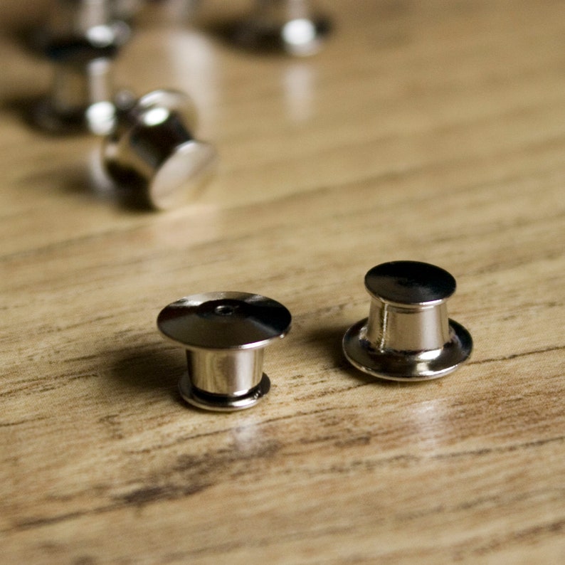 Locking Lapel Pin Backs Enamel Pin Secure Clasp Clutch Etsy