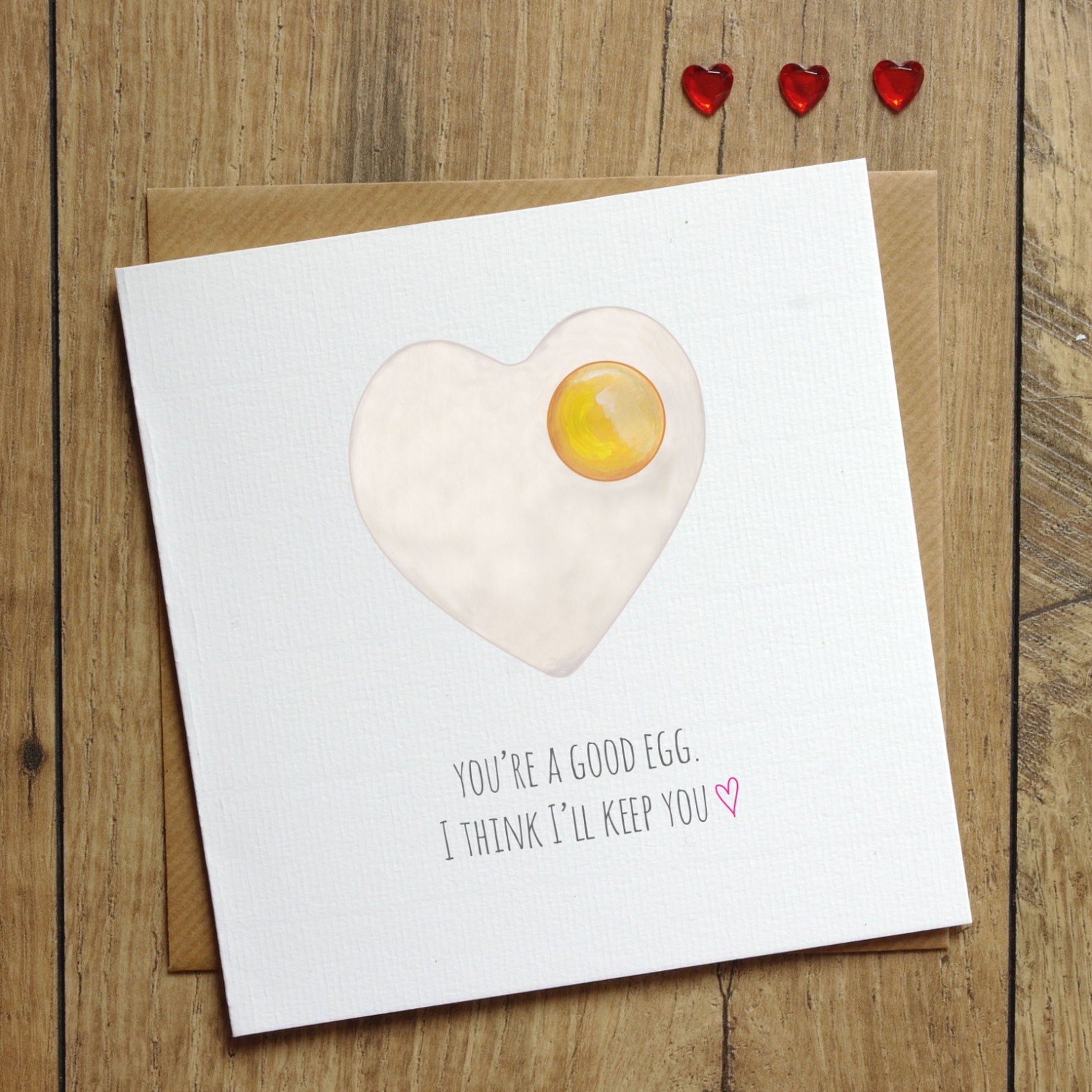 You're a Good Egg Valentine's Card I Think I'll Etsy