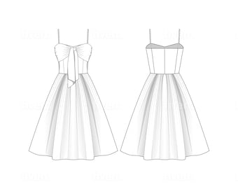 Kristi Dress In Your Choice Of Fabric