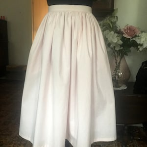 Ready To Wear Hollie Skirt Blush Cotton Size 14