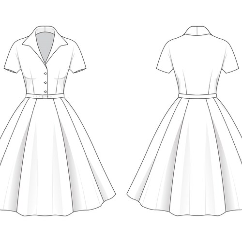 MARILYN CUSTOM MADE Dress in Your Choice of Fabric Bridesmaid Etsy