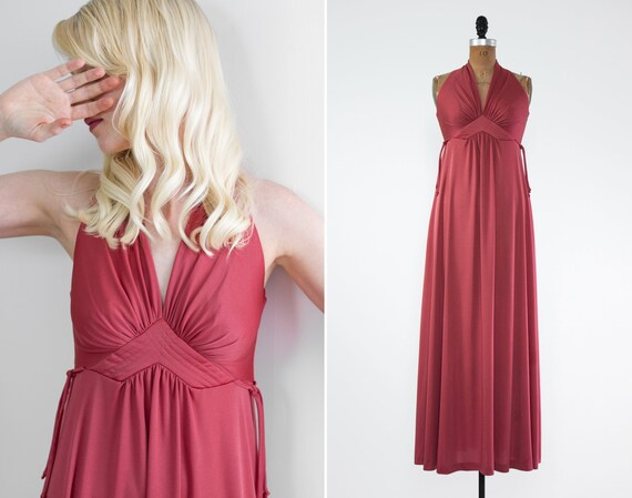 70s halter dress