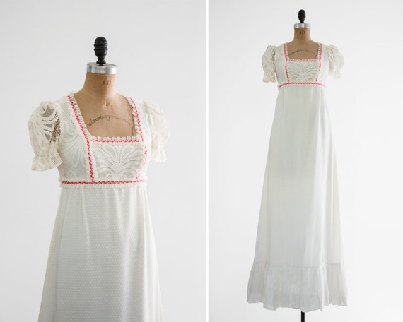 white maxi peasant dress