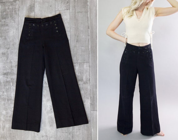 vintage 1940s pants | naval clothing factory | 40s