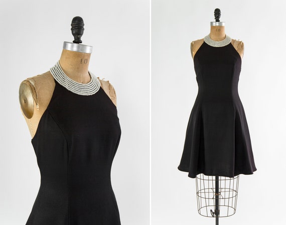 vintage 90s Victor Costa Romantica cocktail dress