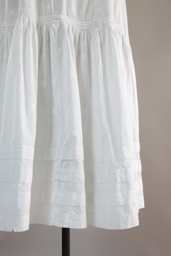 vintage edwardian dress set | antique white cotto… - image 10