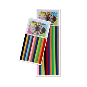Puppy ID Bands, 8 and 12 Inch sizes, 2 Pk set litter collars