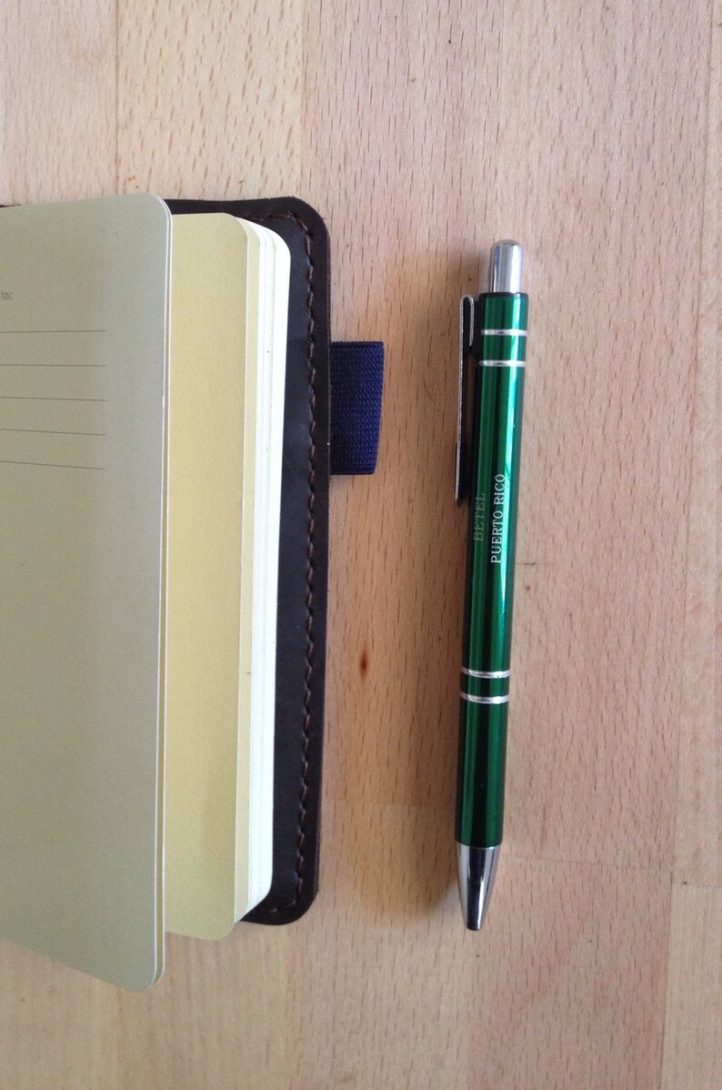 Moleskine Leather Cover Pocket Size Etsy