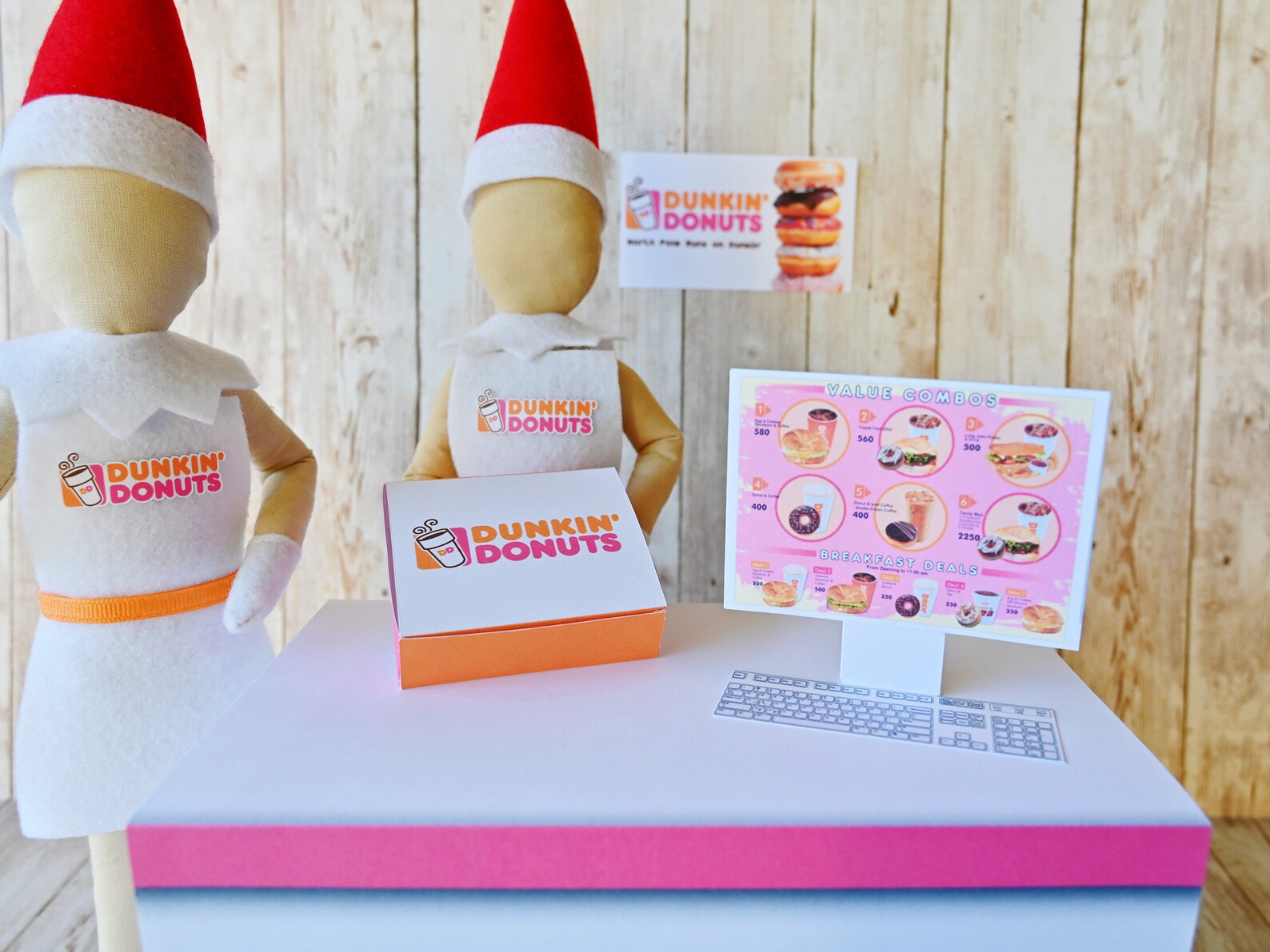 Dunkin Donuts Elf Display Prop Doll Costume Elf Clothes - Etsy