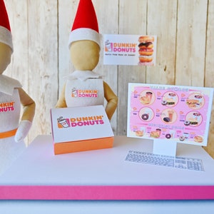 Dunkin Donuts Elf Display Prop, Doll Costume, Elf Clothes, Christmas ...