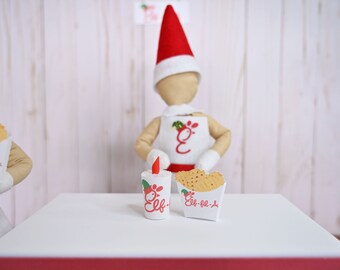 Elf-Fill-A Fast Food Display, Doll Costume, Elf Clothes, Christmas Elf, Holiday Elf, Elf Accessories and Props, Each Individual Item