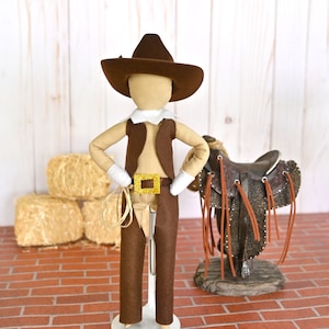 Disfraz de elfo vaquero y vaquera para muñecas, ropa de elfo, elfo navideño, elfo festivo, accesorios y utilería para elfo.