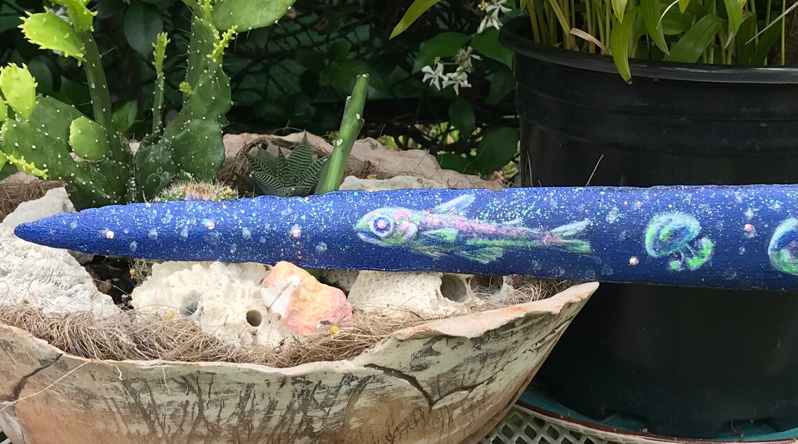 Swordfish Bill Handpainted Bejeweled Etsy