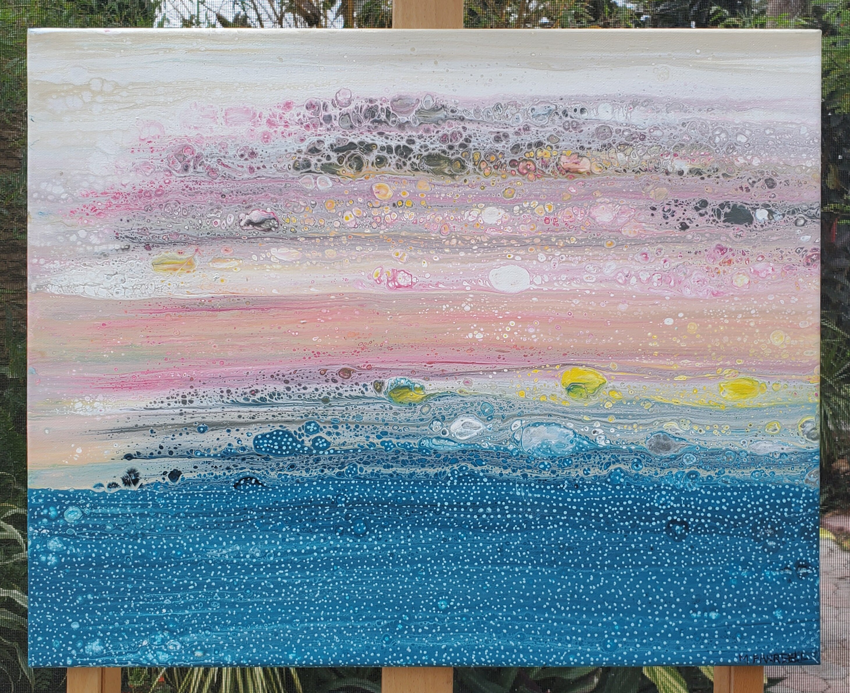 Begin Again Abstract Painting Abstract Painting on Canvas Etsy