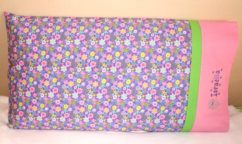 Queen size personalized pillow case Personalized Pillowcase Toddler Pillow