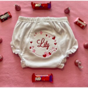 Personalized Bloomers, Monogrammed Diaper Cover, Made to Order