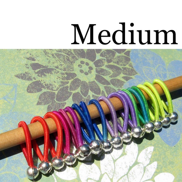 FLOOPS - knitting stitch markers (18) - size Medium