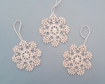 Pale pink ornaments, Home decors, Crochet flowers