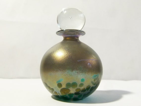Vintage Phoenician Metallic Iridescent Perfume bottle iridescent | Etsy