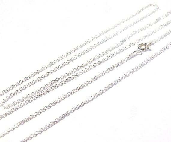 Buy Silver Chain Necklace 35 Inches LONG Sterling Silver Slight