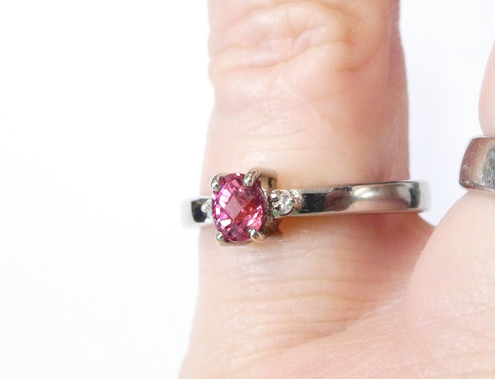 PINK CAVIAR 0.30ct Pink Diamond Ring in 9ct Rose & White Gold main image 1