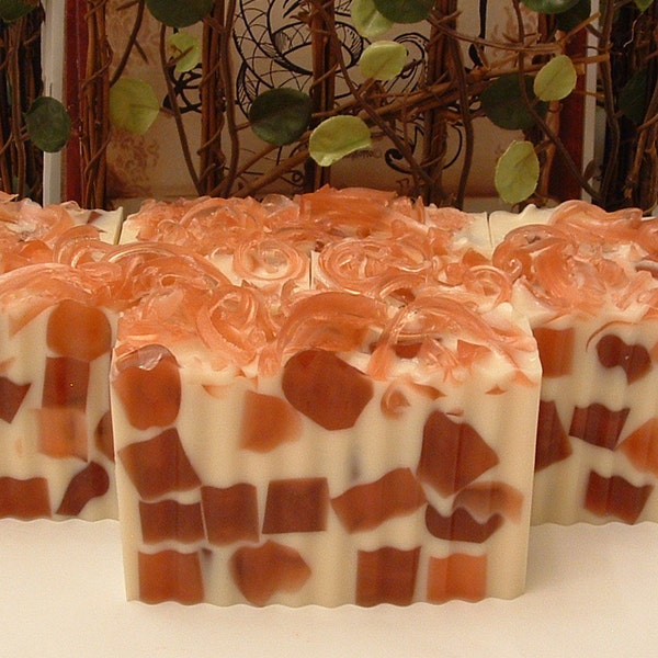 Cherry Almond Soap - Glycerin Goats Milk Soap - Scented Soap - Handmade Soap - Sweet Soap - Gift soap - Body Soap - Artisan Soap-Very Cherry