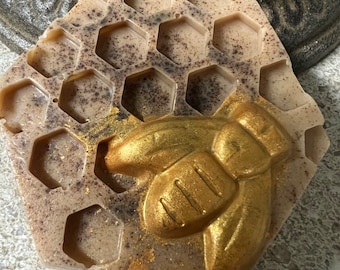 Honey Almond Shea Soap • Bee Pollen • Natural Honey Hemp Soaps