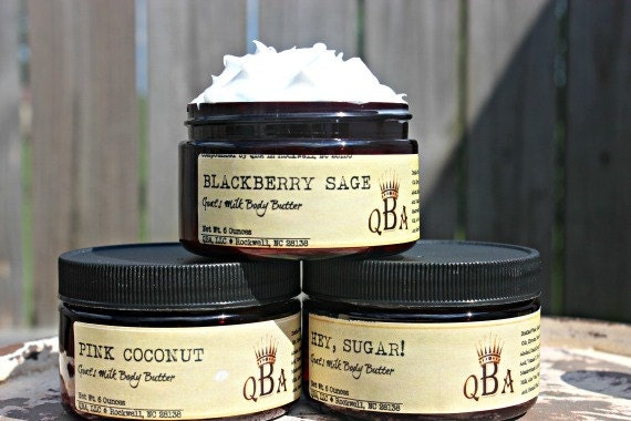 QBA Scents || CHOOSE • SCENT || Goats Milk Body Butter • Gentle, Old …