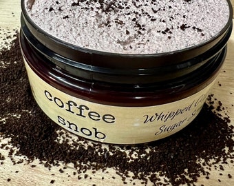 COFFEE SNOB • Whipped Sugar & Coffee Scrub • 8 Ounce