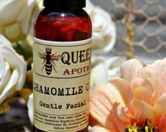Natural Face Wash || Gentle Chamomile and Cucumber Wash • 2 Ounce