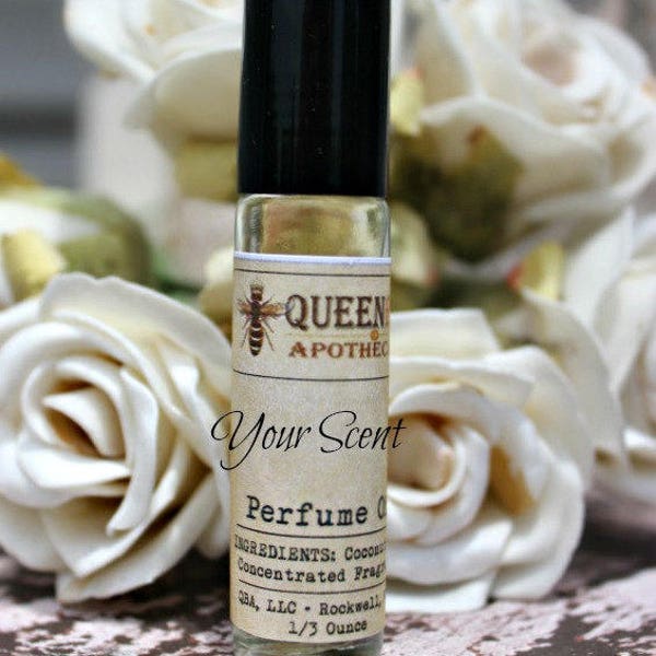 Natural Perfume • CHOOSE ANY 5 SCENTS • Perfume Oil • 1/3 Ounce Roll On