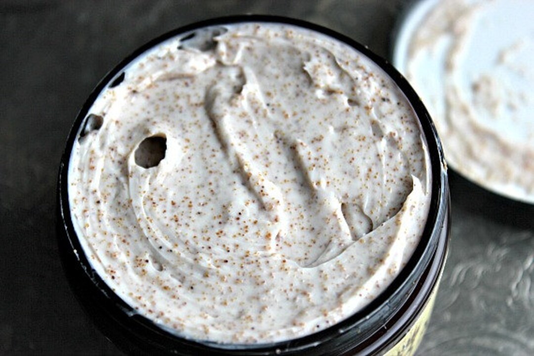 CHOOSE YOUR SCENT || Walnut Shell Cream Scrub • Cream Based • Gentle - Etsy