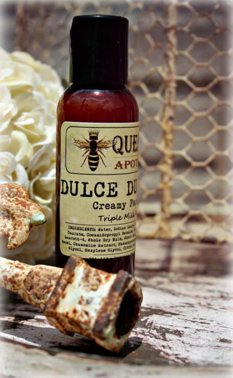 Dulce de Leche Face Wash Triple Milk Gentle Cleanser 2 Ounces image 1