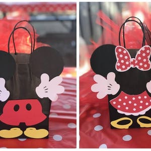 Mickey Mouse Candy Bags, Minnie Mouse candy bags, Mickey Mouse goody bags, Minnie Mouse goddy bags, Disney Candy Bags, Disney goody bags