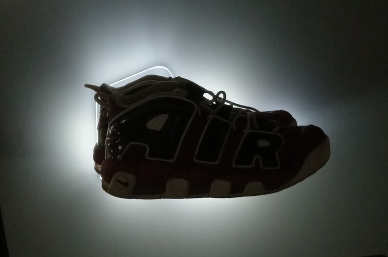 Jordan Sneaker Floating Wall Shelf With LED Acrylic Shelf With Remote Controller, Battery