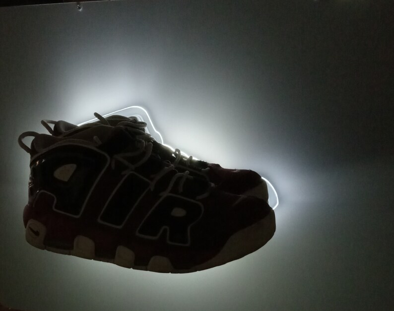 Jordan Sneaker Floating Wall Shelf With LED Acrylic Shelf With Remote Controller, Battery