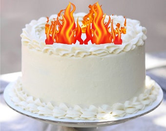 Burn Away Cake Edible Printed Image Kit