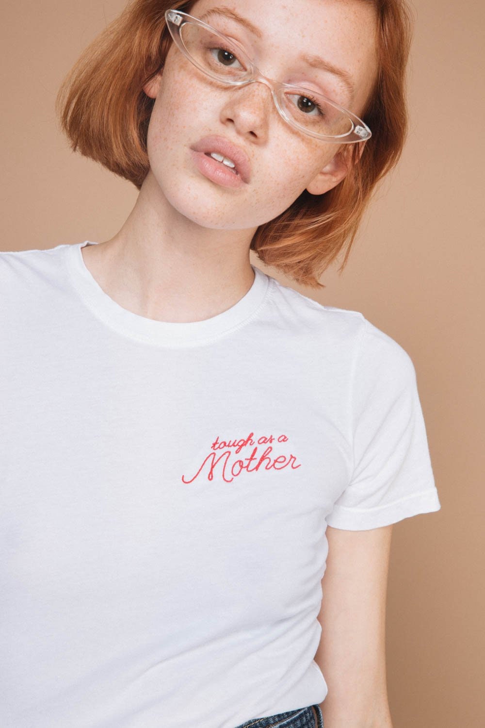 The ORIGINAL Tough as a Mother, embroidered tee, by The Bee & The Fox