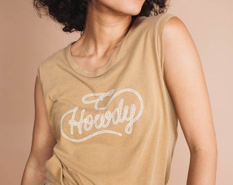 Howdy | Muscle Tee