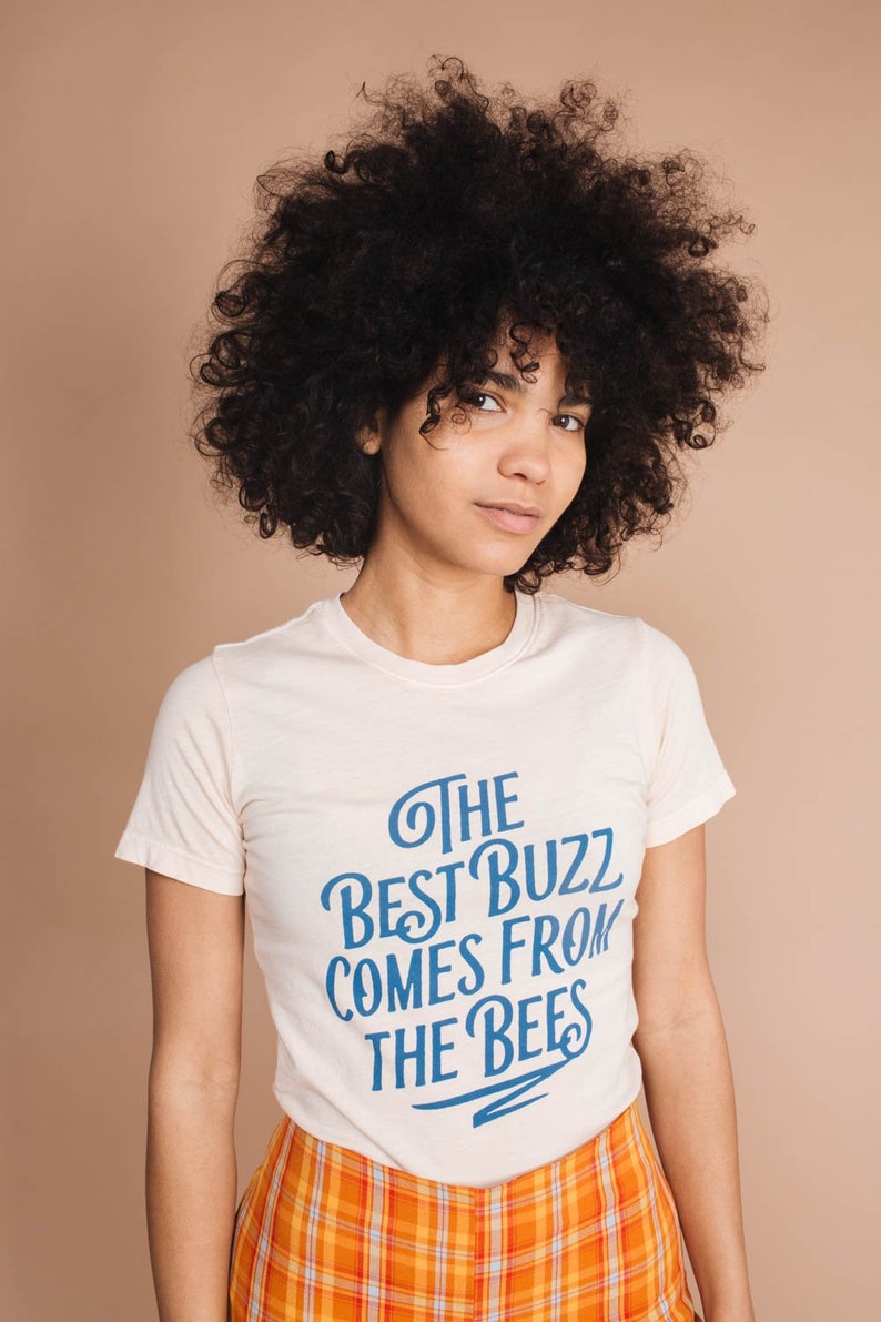 The Best Buzz Comes From The Bees Fitted Crewneck image 4