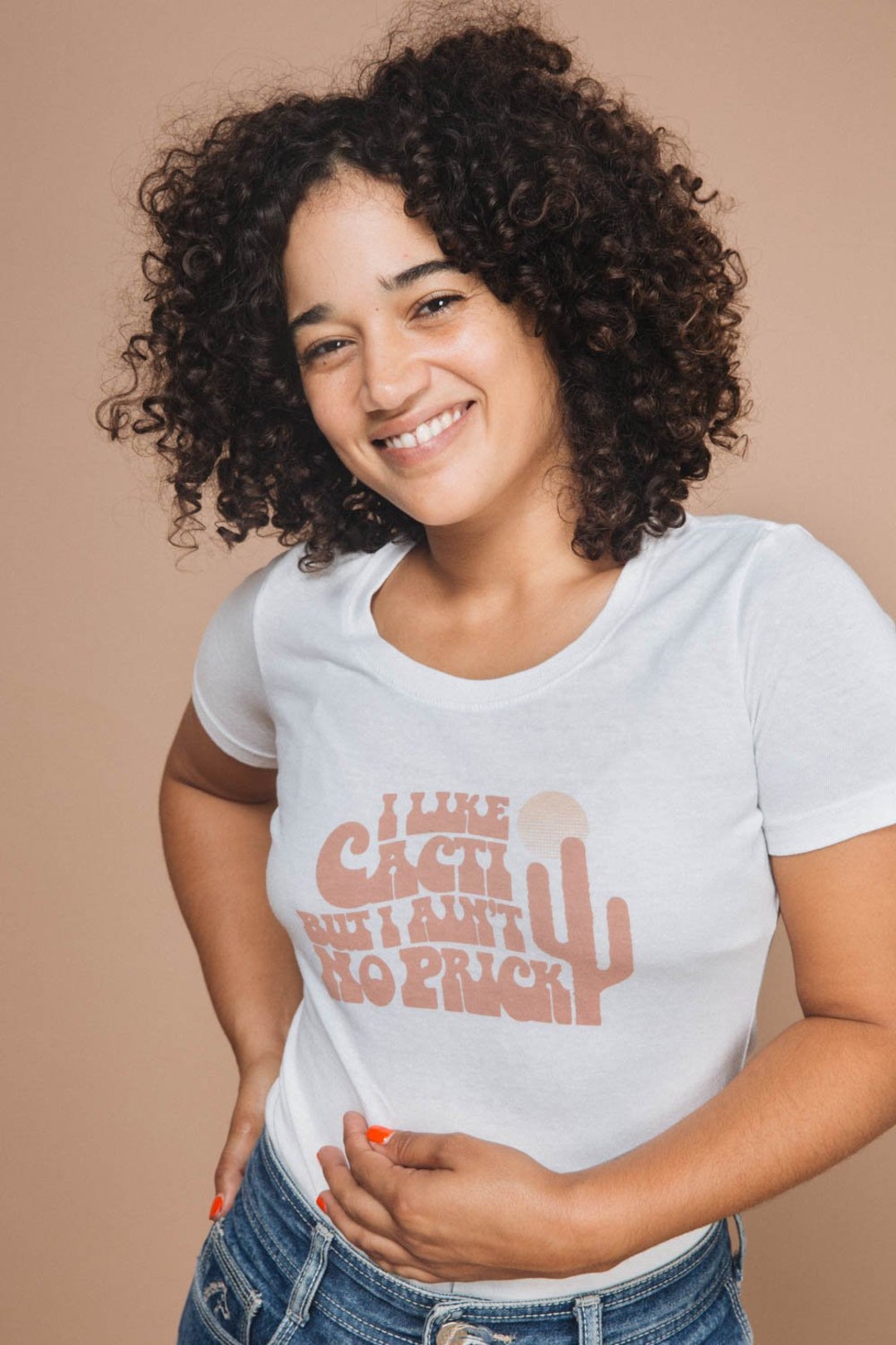 I Like Cacti But I Ain t No Prick Scoop Neck Etsy