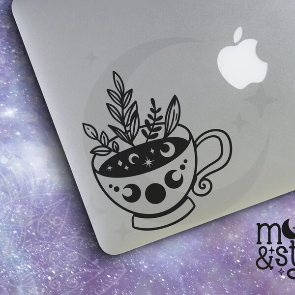 Moon and Stars Decal Etsy