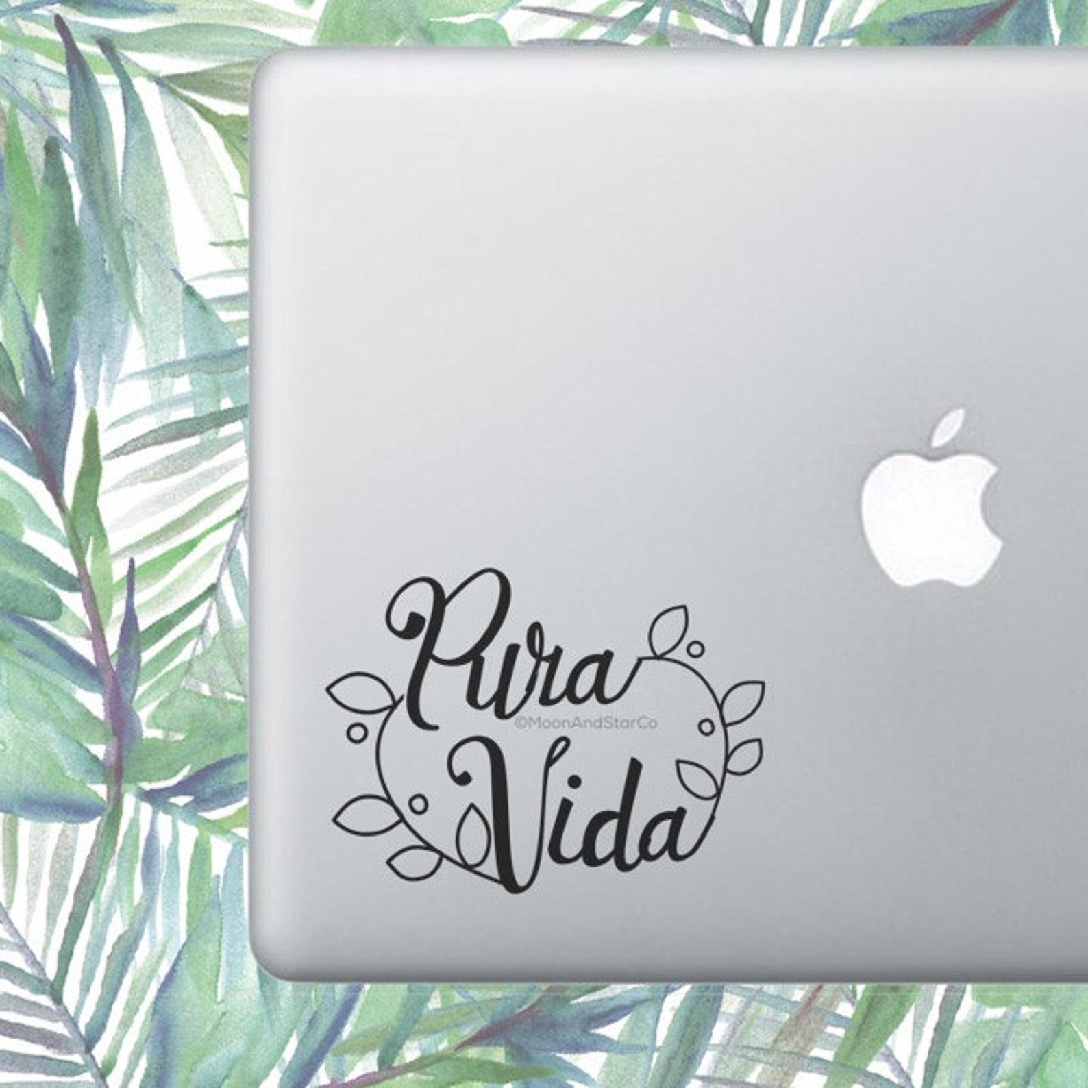 Pura Vida Pura Vida Decal Pura Vida Sticker Costa Rica | Etsy