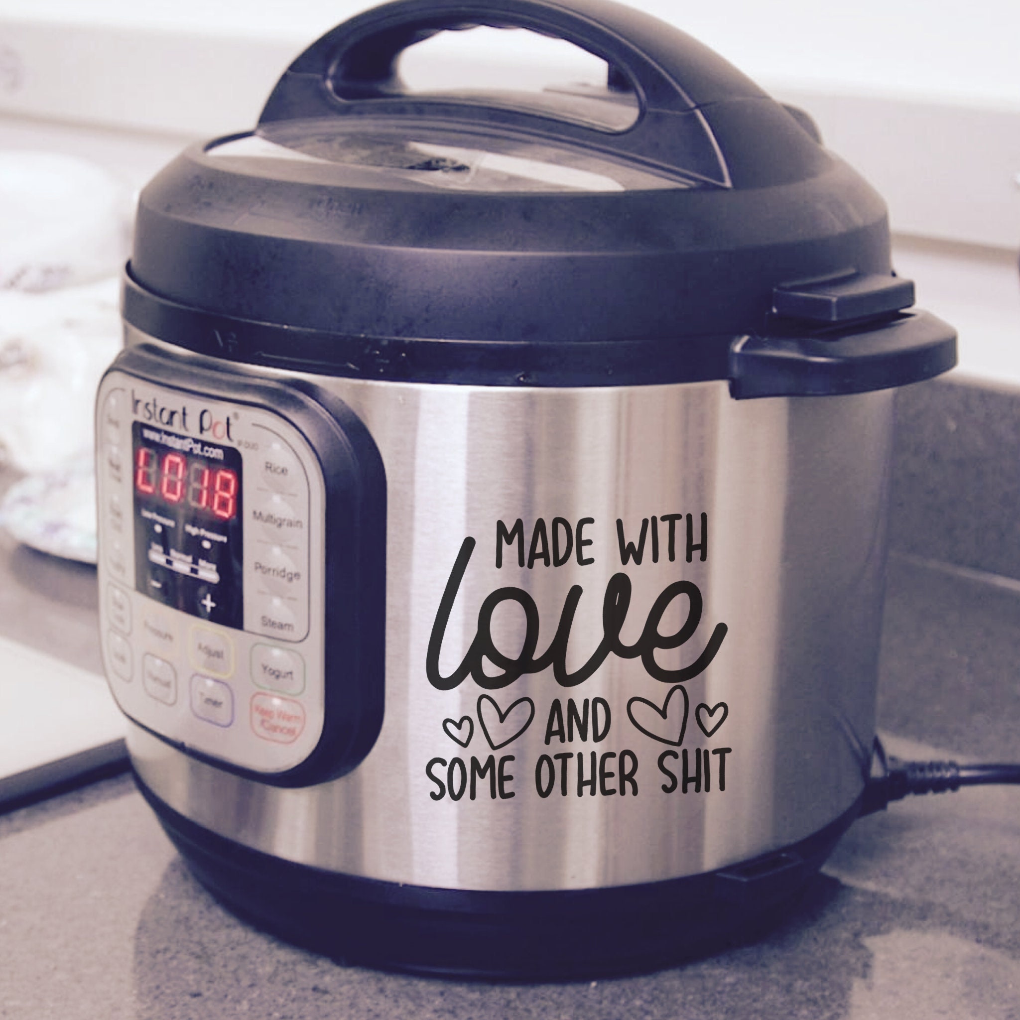 This is Us Crockpot Slowcooker Decal Unplug Me Love Jack Big 3 Homes Jack  Pearson Crockpot Slow Cooker Instapot Kitchen Decor FREE Shipping 
