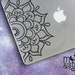 Half Mandala, Mandala Decal, Mandala Sticker, Mandala Laptop, Mandala, Laptop Stickers, Laptop Decal, Macbook Decal, Car Decal, Vinyl Decal