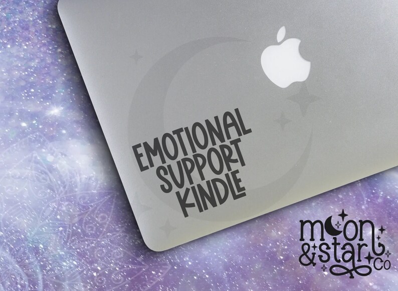 Emotional Support Kindle v1 Kindle Decal Kindle Sticker Etsy UK