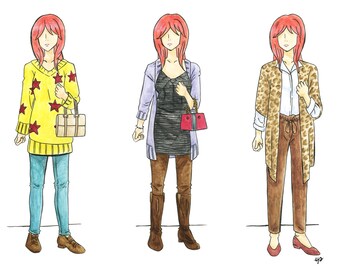 MY Love Story's Ai  - 11x14 original painting