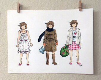 Nodame Cantabile's Nodame (1)  - 9x12 original painting