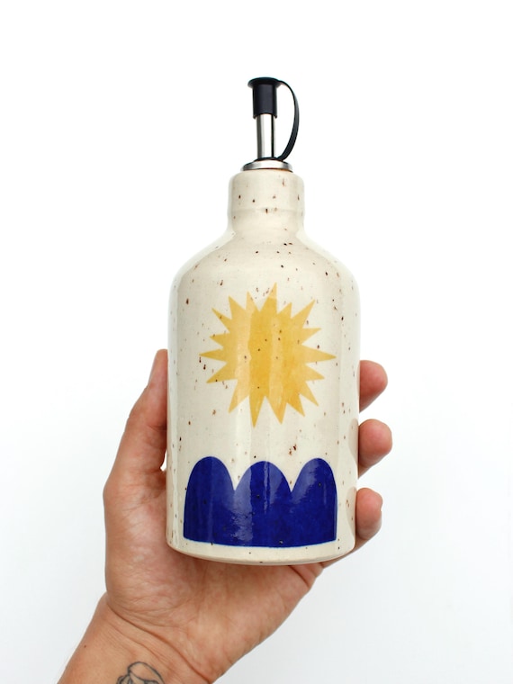 Blue Fields Oil Bottle